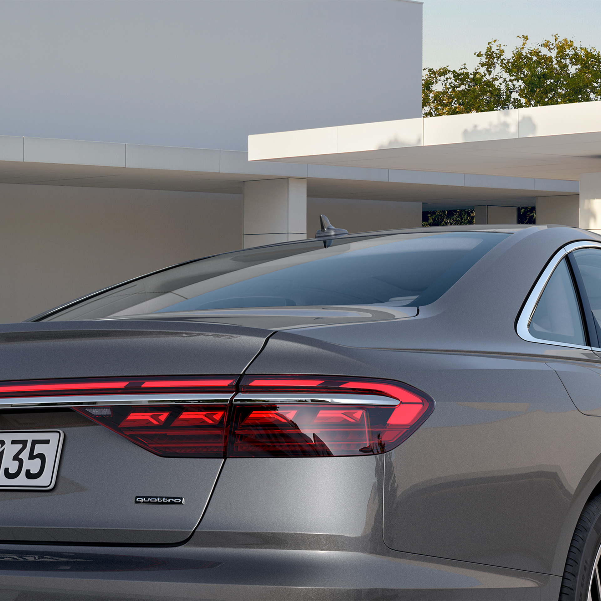 Rear view Audi A8