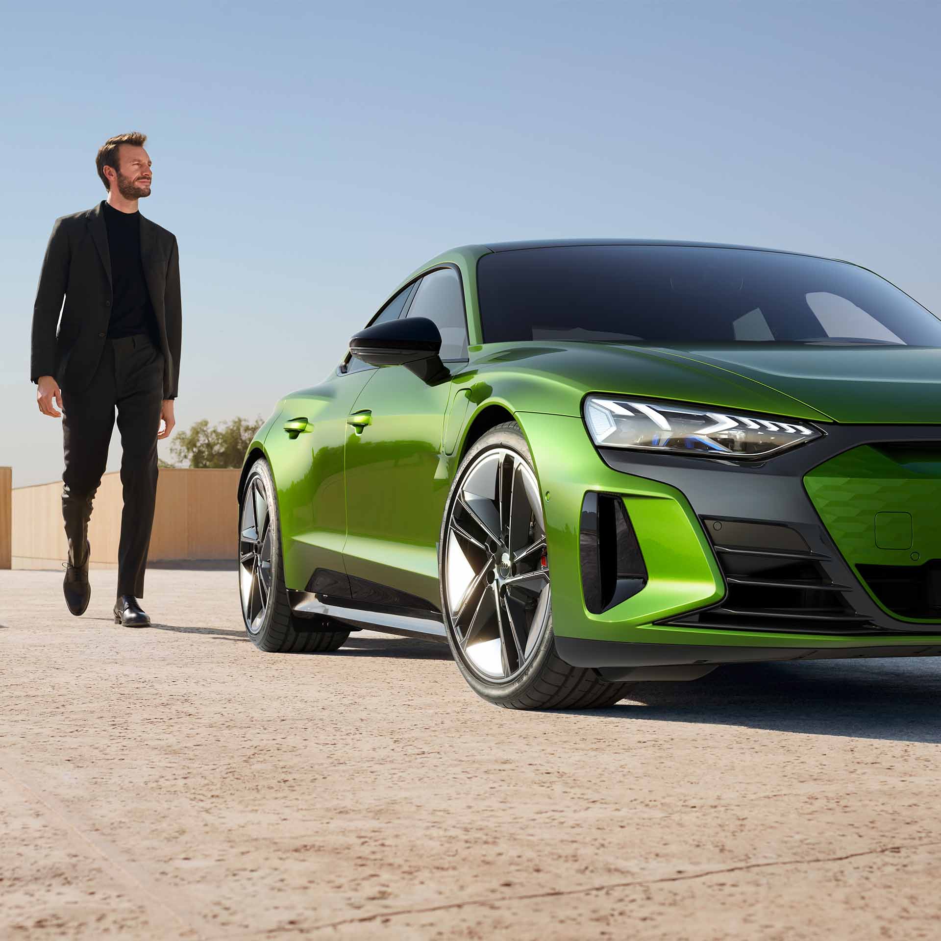 Audi e-tron GT with Audi exclusive finishing