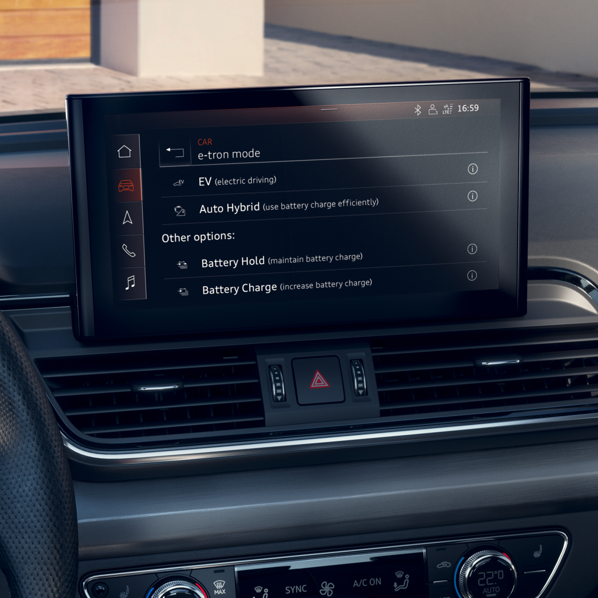 MMI system Audi Q5 Sportback TFSI e