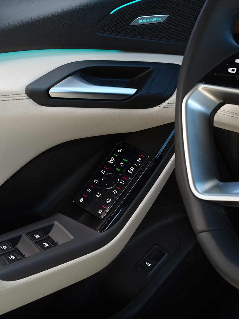 Foto del interior del SUV eléctrico Audi Q6 e-tron. 